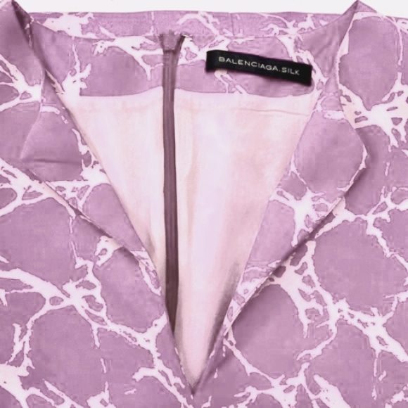 BALENCIAGA Silk Tie Dye Shift Dress - Picture 4 of 6